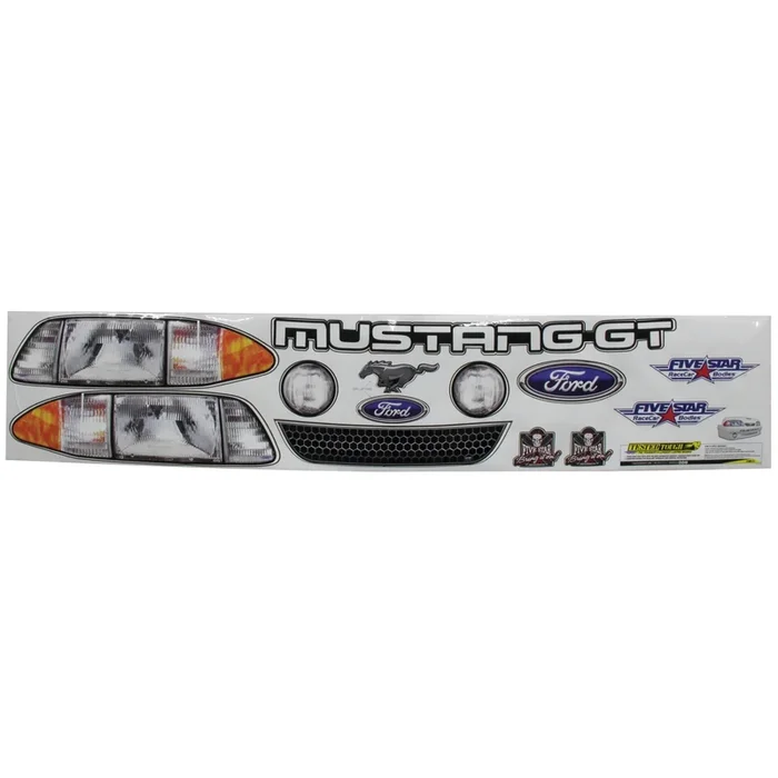 Five Star 1993 Mustang Mini-Stock Nose ID Graphics Kit