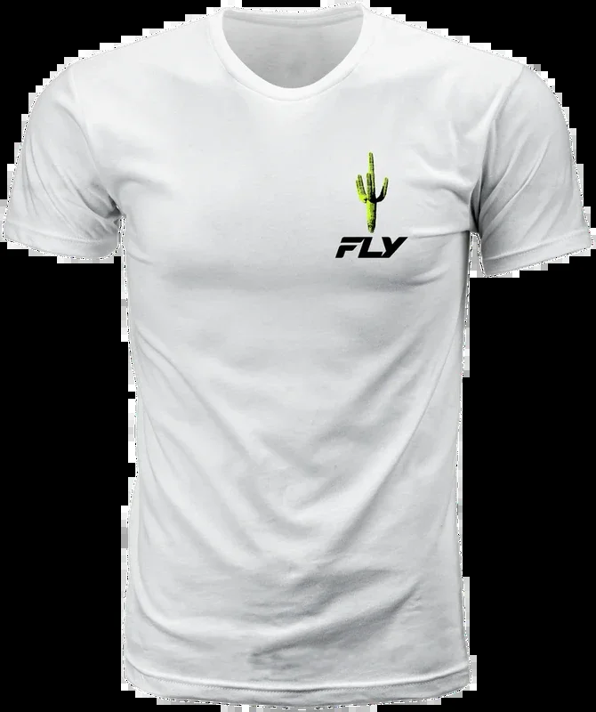 Fly Racing 354-0411M 354-0411M FLY DESERT TEE WHITE MD