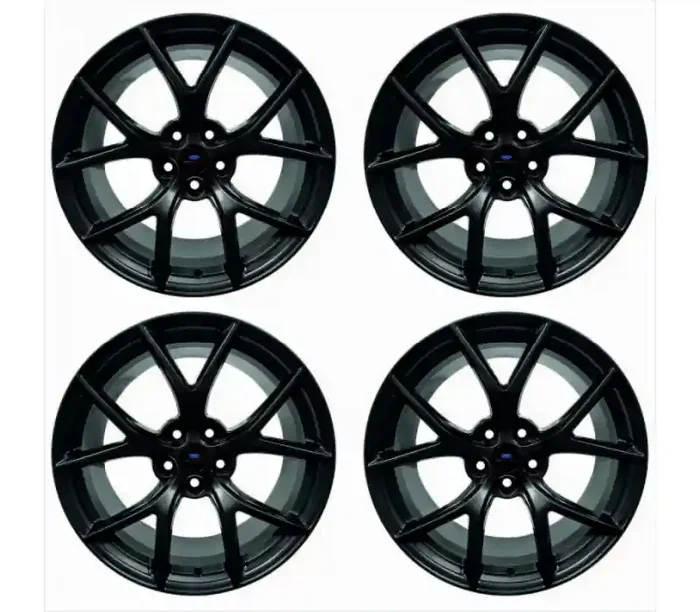 Ford Racing 15-20 Mustang19x9.5in & 19x10in Wheel Kit w/TPMS – Matte Black M-1007K-DC19MB
