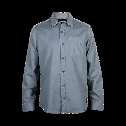 Fox Racing Level Up Woven Long Sleeve Flannel Shirt – Citadel Blue – Medium