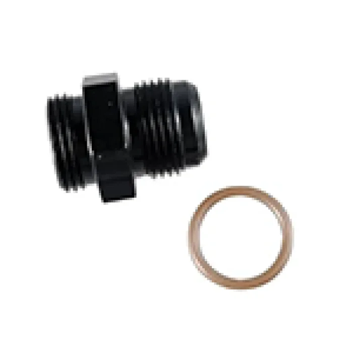 Fragola AN Port O-Ring Adapter -12 AN x 1-5/16-12 (-16 AN) – Black