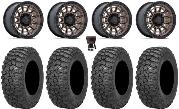 Fuel Cycle 15″ Wheels Bronze +38mm 32″ Trail Saw 2.0 Tires Polaris Sportsman / RZR / Ranger