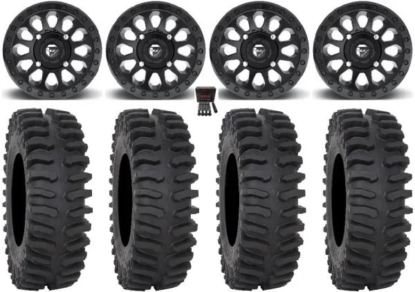 Fuel Vector MB 14″ Wheels 30″ XT400 Tires Can-Am Maverick X3 / Honda Pioneer 1000 / Talon