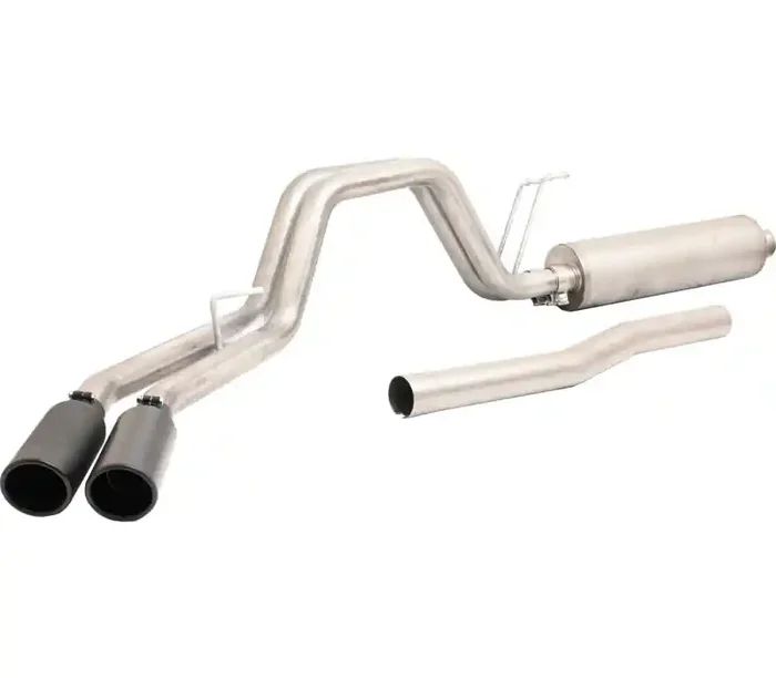 Gibson 2020 Ford F-250 SuperDuty Crew 96in Bed 7.3L Cat-Back Dual Sport Exhaust System – Stainless 69134B