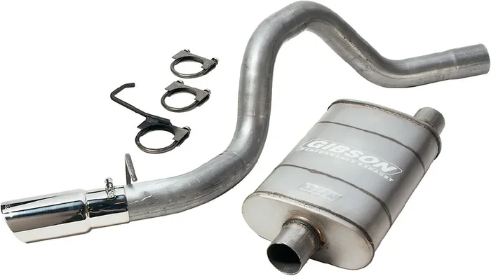 Gibson 617200 GIBSON Stainless Steel (slip connection to converter) Cat-Back System for 87-00 Jeep Cherokee XJ with 4.0L Engine