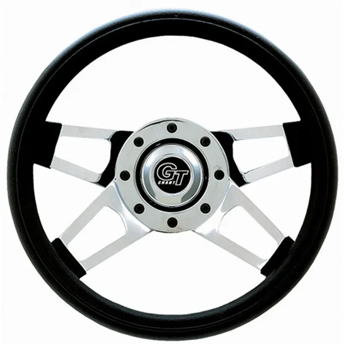 Grant Challenger Series Steering Wheel – 13 1/2 ” – Black / Chrome