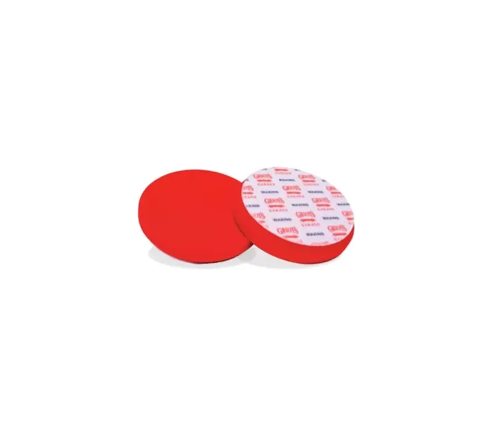 Griots Garage Red Foam Waxing Pad 6.5in – Set of 2 – Single 10624-1