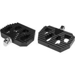 HardDrive 820-51117 Black Gripmax Floorboard Pegs Harley Touring Softail 84-Up