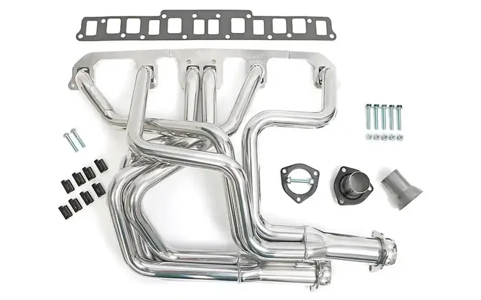 Hedman Hedders 99606 Header with High Temp Coating & Dual Outlets for 72-86 Jeep CJ-5, CJ-7 & CJ-8 with 232 or 258c.i. Engine