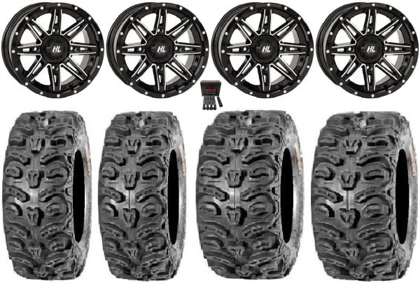 High Lifter HL22 14″ Wheels Mh 26″ Bear Claw HTR Tires Sportsman 550 850 1000