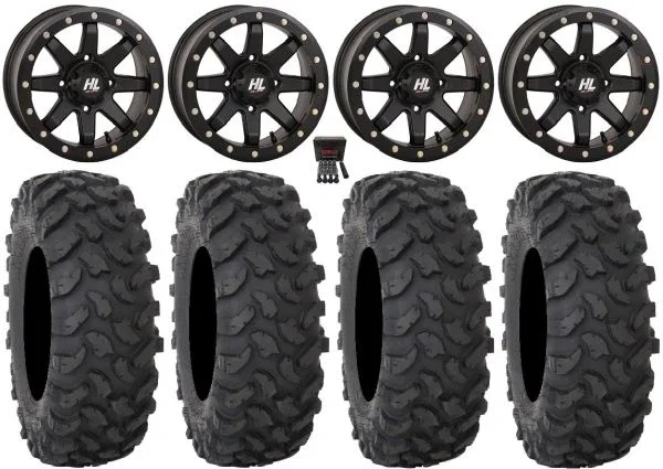 High Lifter HL9 Bdlk 14″ Wheels Bk 6+1 30″ XTR370 Tires Polaris Sportsman / RZR / Ranger