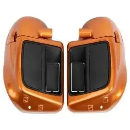 Hogworkz Vivid Black Rushmore Style Lower Vented Fairings for 94-25 Touring