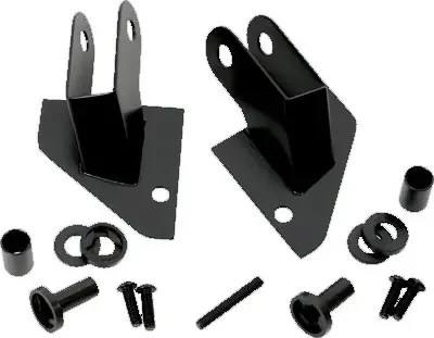 Kentrol Stainless Steel Mirror Relocation Bracket (Pair) for 87-95 Jeep Wrangler YJ