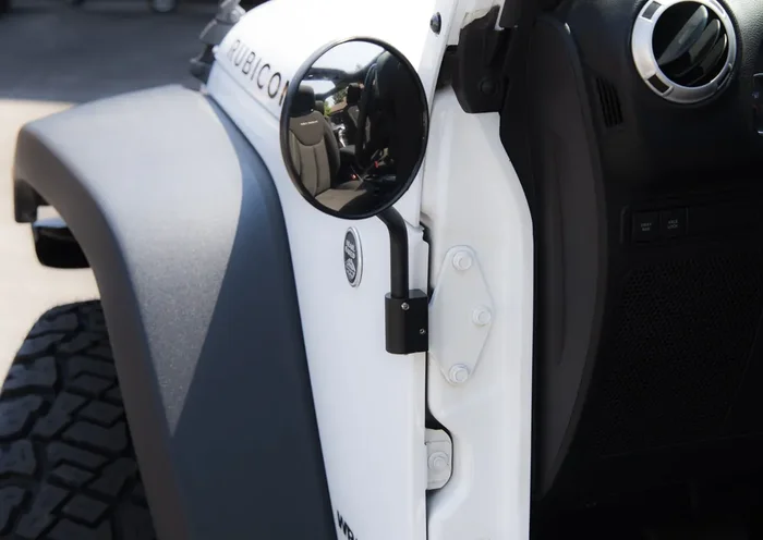 Lange Originals M1-700 Quick Mirror I in Black for 07-18 Jeep Wrangler JK