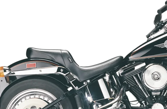 Le pera Daytona 2-Up Seat – Without Backrest – Smooth – Black – Softail ’84-’99 Harley Davidson