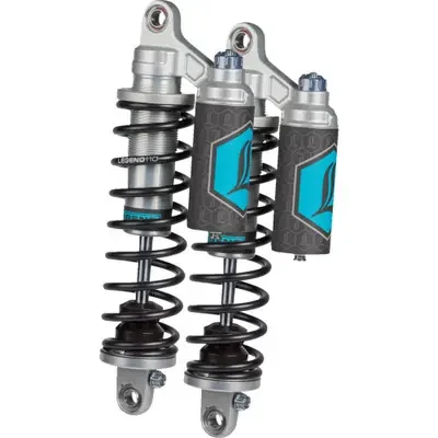 Legend Suspension Legend REVO ARC Piggyback Coil Suspension for XL Models 2007 Harley-Davidson XL50 50th Anniversary Sportster Heavy Duty Clear 13″