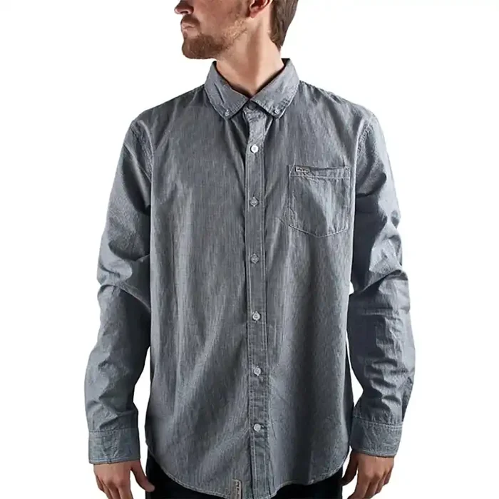 LRG Core Check Men‘s Button Up Long-Sleeve Shirts