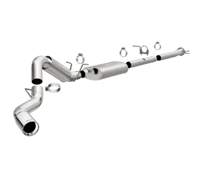 Magnaflow 2022+ GM 2500/3500HD 6.6L Gas Single Passenger Side Rear Exit Cat-Back Exhaust 19524