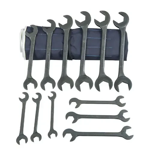 Martin 18 Pc. Hydraulic Wrench Set, Angle Opening, Industrial Black, SAE – BOB18K