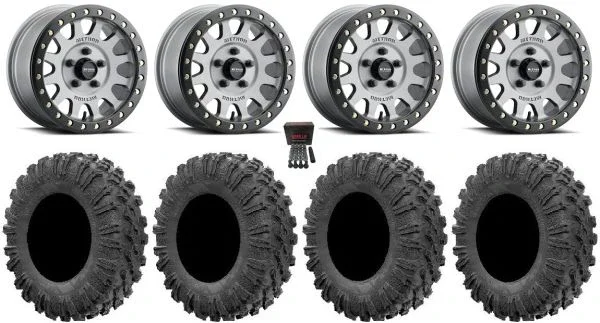 Method 401 Bdlk 15″ Wheels Ti 30″ MotoRavage Tires CFMoto UForce U10 Pro / U10 XL Pro / ZForce Z10 / Z10-4