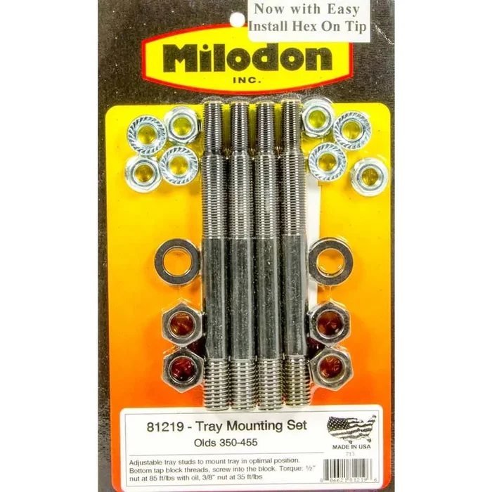 Milodon Oldsmobile V8 Windage Tray Stud Kit