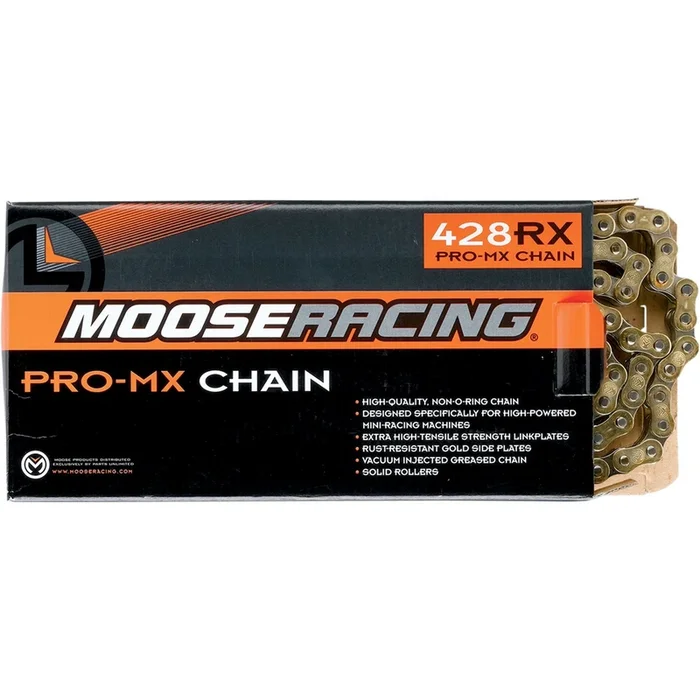 Moose Offroad 428 RXP Pro-MX Chain – Gold – 114 Links M575-00-114