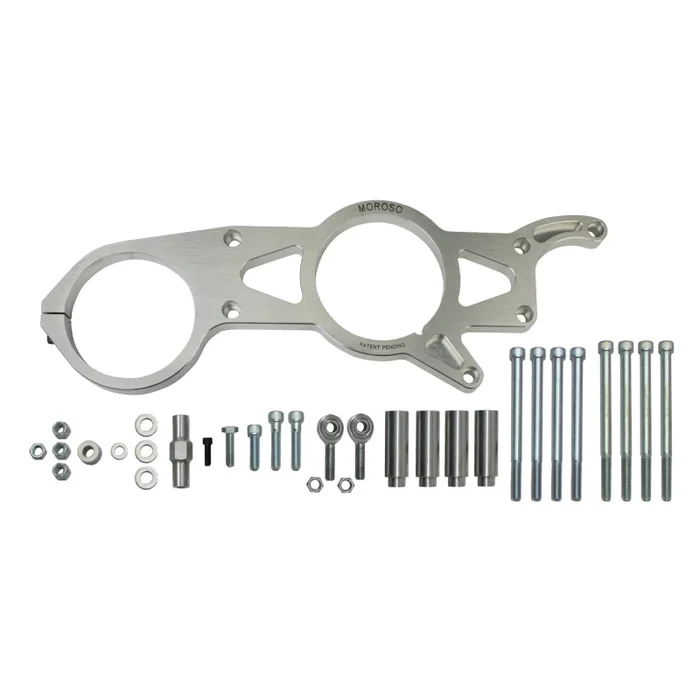 Moroso Alternator / Vacuum Pump Accessory Bracket – Billet Aluminum – Moroso Style Electric Water Pump – Small Block Chevy