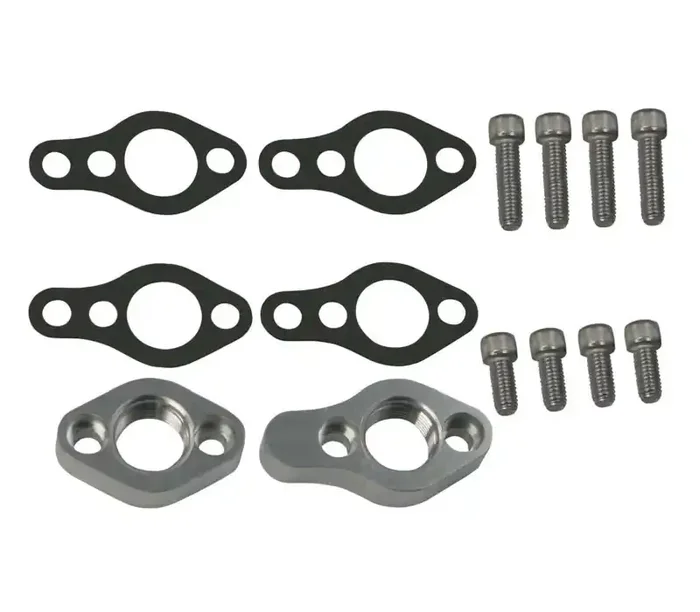 Moroso Chevrolet Small Block Remote Water Pump Adapter Kit (Requires Two -12An Male Fittings) 63512