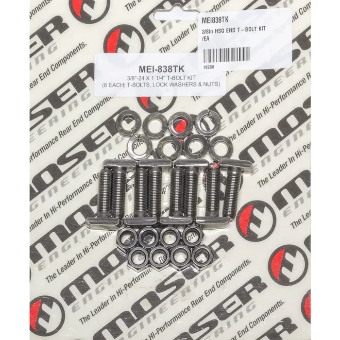 Moser Engineering 3/8 ” HSG END T-BOLT KIT /EA