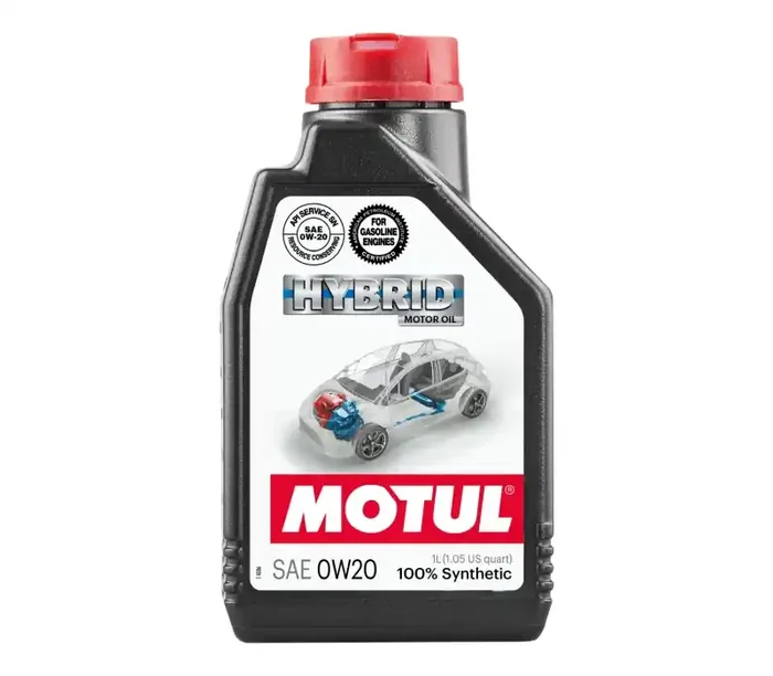 Motul 1L Hybrid Synthetic Motor Oil – 0W20 – Single 107141-1