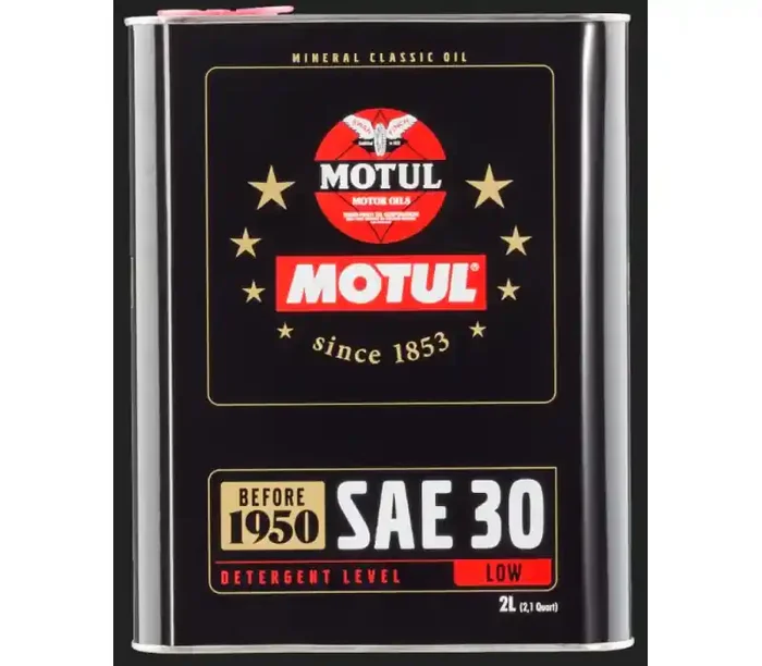 Motul Classic SAE 30 Oil – 6x2L – Single 104509-1