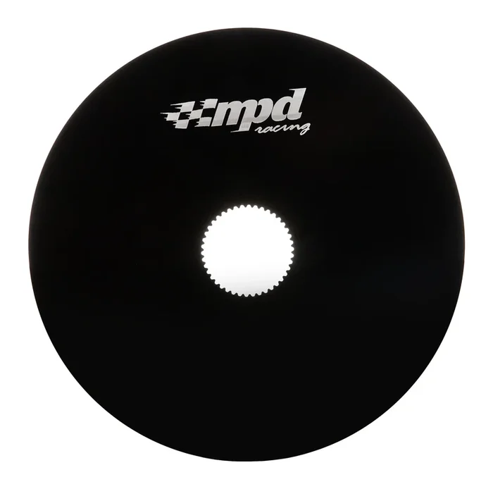 MPD Aluminum Splined Inner Mud Cover – Black – 12-3/4 in Wheels