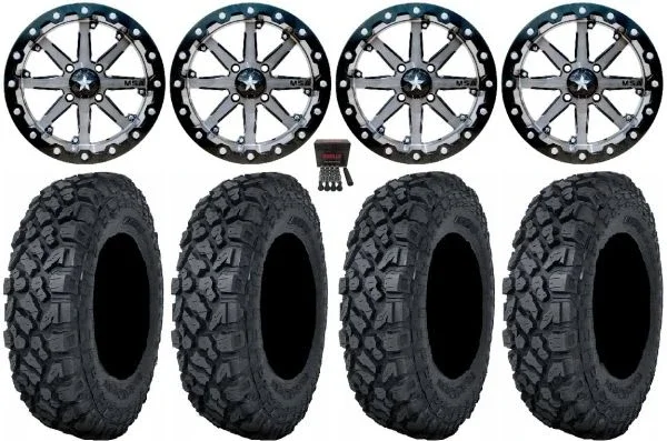 MSA Lok 15″ UTV Wheels 32″ Klever X/T Tires Polaris RZR XP 1000 / PRO XP / Ranger XP 900/1000
