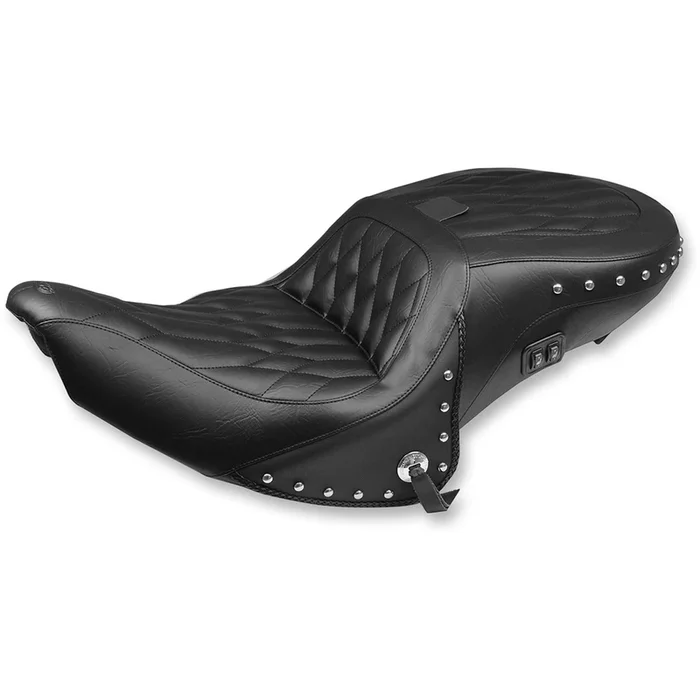 Mustang Motorcycle Products Heated Seat – Diamond – Driver’s Backrest – Roadmaster 79664