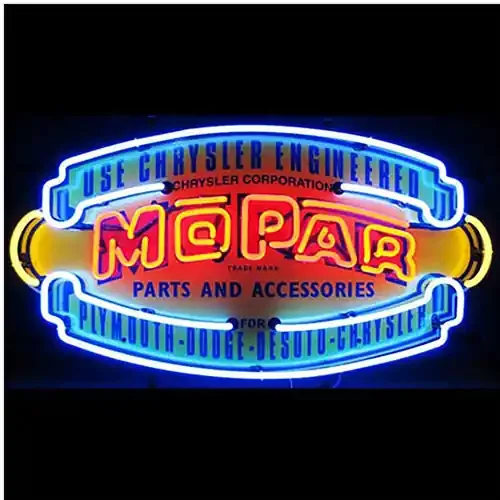 Neonetics Mopar Vintage Shield Neon Sign – 5MPRVS