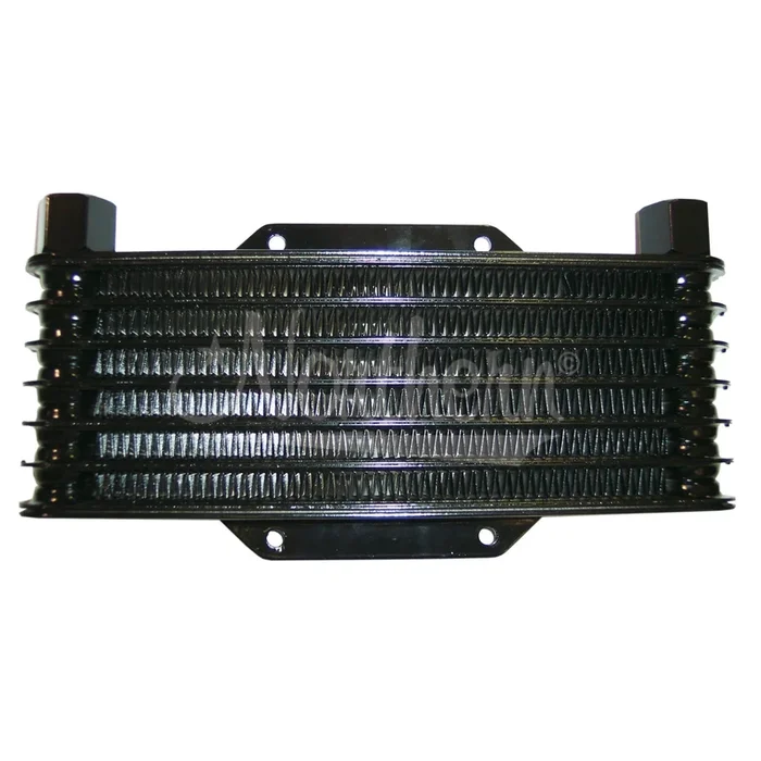 Northern High Efficiency Fluid Cooler – 7-1/2 x 4 x 1-1/4 ” – 1/2 ” NPT Inlet/Outlet – Plate and Fin – Hardware Included – Aluminum – Black