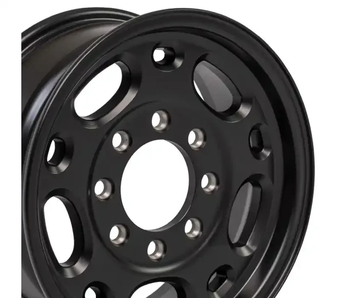 OE Wheels 16 Replica Wheel CV82 Fits 8 Lug Suburban Rim 16×6.5 Black Wheel Chevrolet C2500HD 1988-2000 CV82-16065-8650-28B1