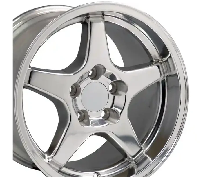 OE Wheels 17 Replica Wheel CV01 ZR1 Rim 17×11 Polished Wheel Chevrolet Camaro (rear only) 1993-2002 CV01-17110-5475-50P