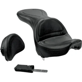 (OPEN BOX) SADDLEMEN 8852JS Explorer™ Seat – Explorer™ – With Backrest – Stitched – Black