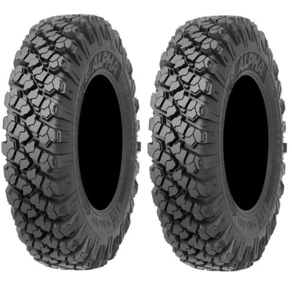 Pair of Valor Alpha (8ply) Radial ATV Tires [30×9.5-14] (2)