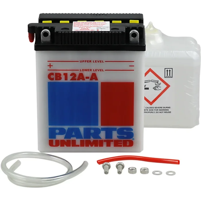 PARTS UNLIMITED 2113-0172 Heavy-Duty 12v Battery Kit Battery – YB12A-A