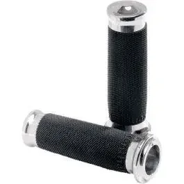 Performance Machine PM Standard Chrome Contour Renthal Hand Grips TBW 08-17