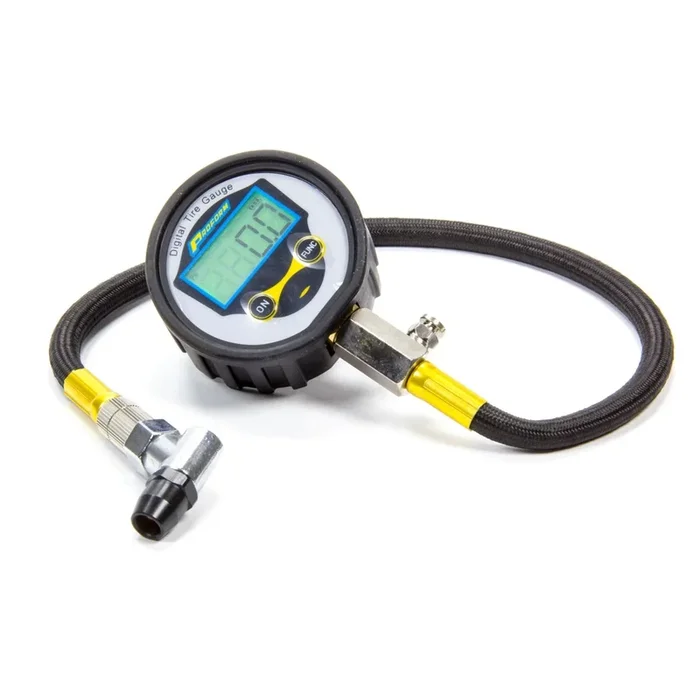 Proform Performance Parts 0-60 psi Tire Pressure Gauge Digital 2-1/2 ” Diameter Black Face – 1/10 lb Increments