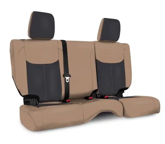 PRP Seats PRP 13-18 Jeep Wrangler JK Rear Seat Cover/2 door – Black/Tan B023-04