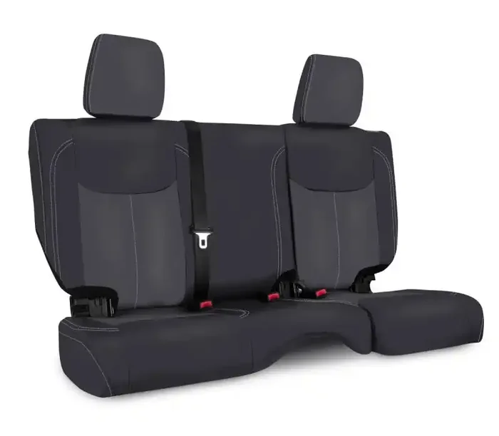 PRP Seats PRP 13-18 Jeep Wrangler JKU Rear Seat Cover/4 door – Black/Grey B024-03