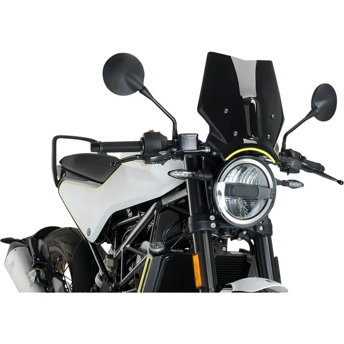 Puig New Generation Windscreen for Husqvarna Clear/Black 9702N