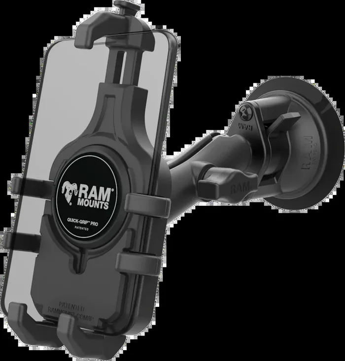 Ram Mounts 71-7082 RAM-B-166-PD5U QUICK-GRIP PRO SUCTION CUP PHONE MOUNT
