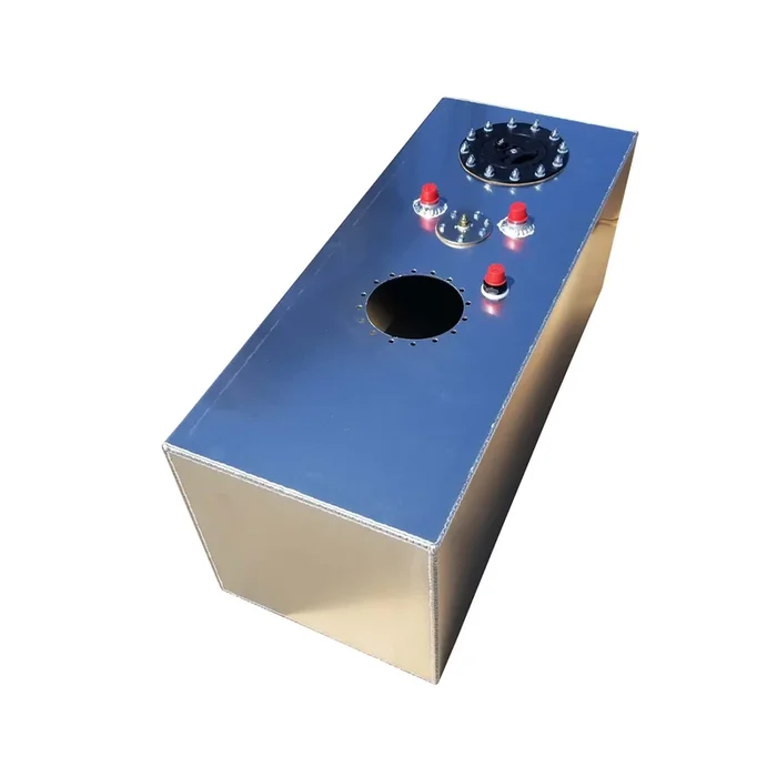 RCI Fuel Cell – 15 Gallon – 30 x 12 x 10 ” Tall – 8 AN Male Outlet – 8 AN Male Vent – Aluminum