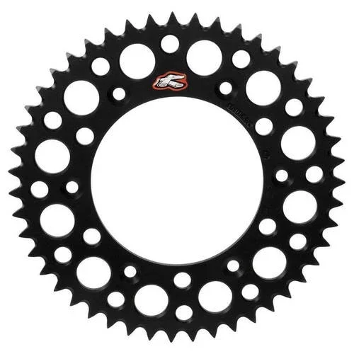 Renthal 50T Aluminum Rear Sprocket – Black / 2003-2023 Yamaha YZ/WR450F