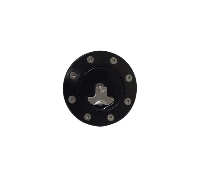 RideTech Universal Locking Gas Cap (Black Anodized) 81000036